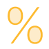 Percent sign icon